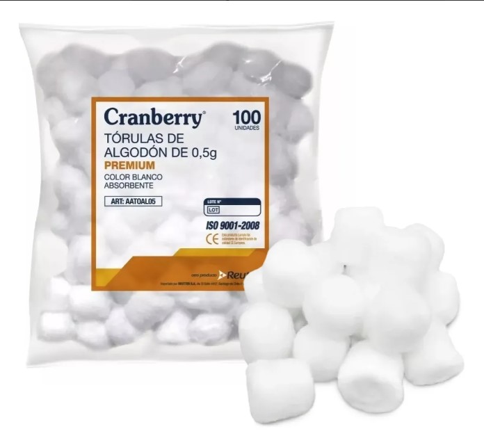 Tórulas de Algodón Premium de 0.5g Cranberry