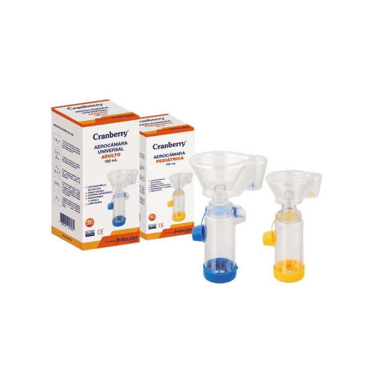 Aerocámara Pediatrica x Unidad Cranberry