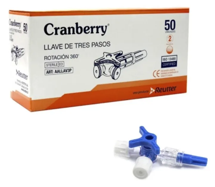 Llave de 3 Pasos con Giro 360° Universal Caja x 50 Unidades