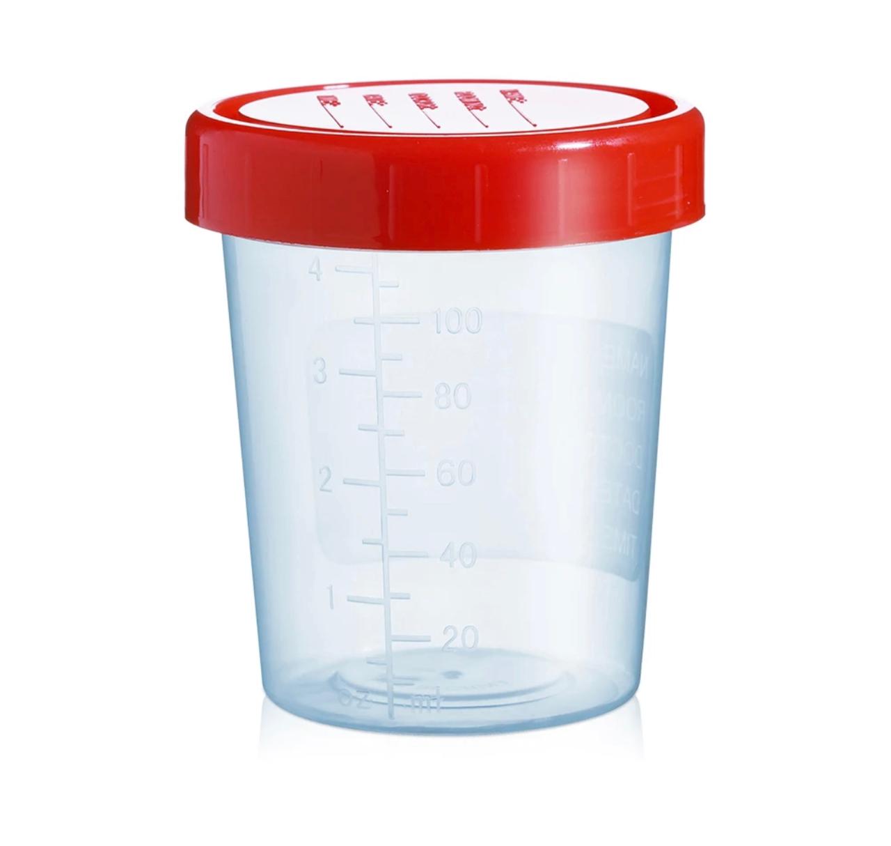 Frasco de Orina Tapa Rosca 60 ml Esteril