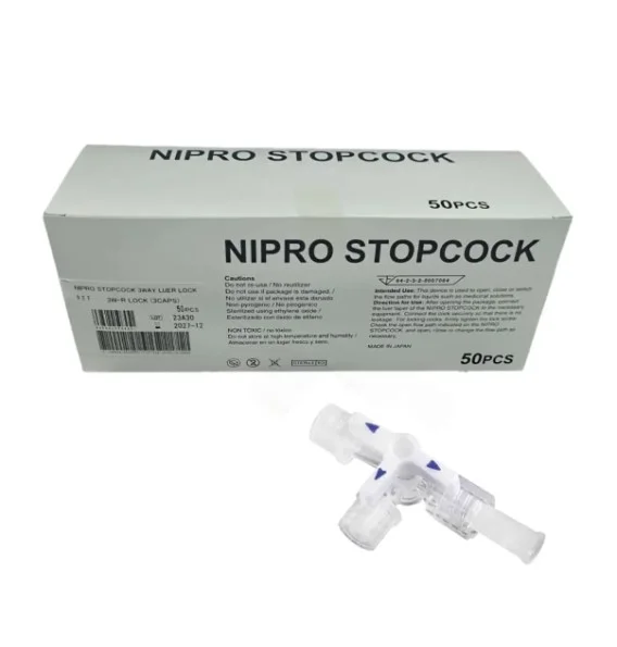 Llave de 3 Pasos Caja x 50 Unidades Nipro