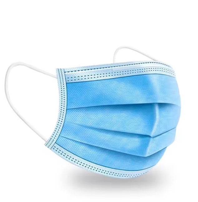 Mascarilla Quirúrgica de 3 Pliegues, Grado Médico