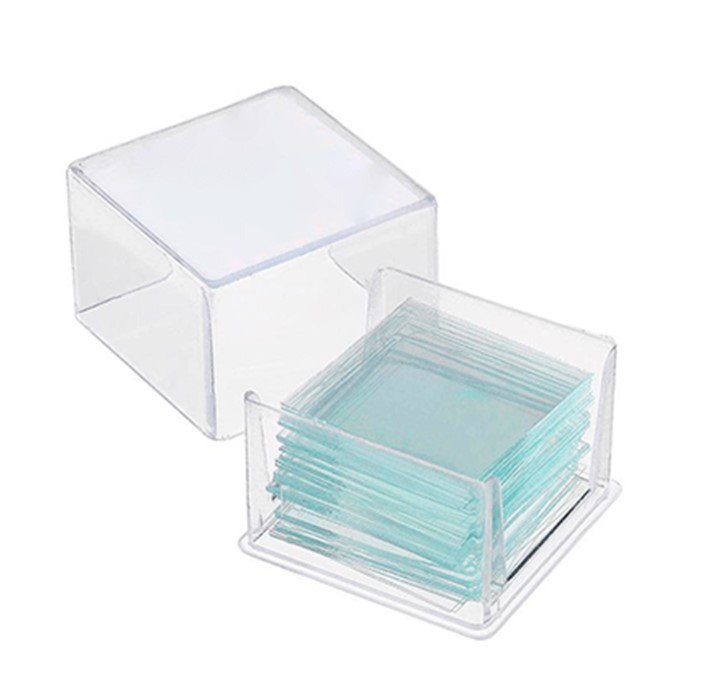 Cubreobjetos 20 x 20 mm Caja x 100 Unidades