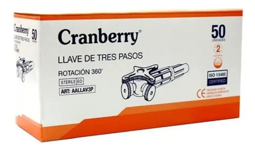 Llave de 3 Pasos con Giro 360° Universal Caja x 50 Unidades